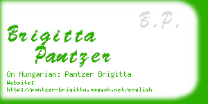 brigitta pantzer business card